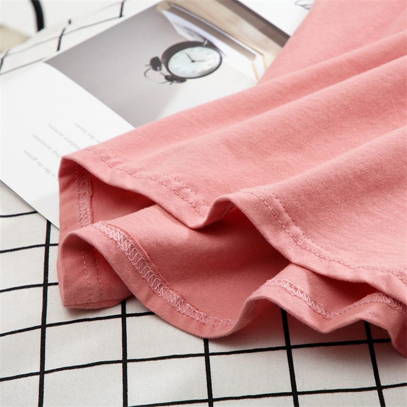 Hirsionsan Basic Cotton T Shirt Women Summer New Oversized Solid Tees 7 Color Casual Loose Tshirt Korean O Neck Female Tops