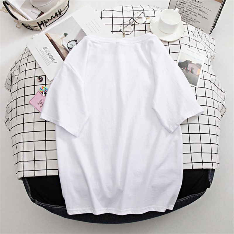 Hirsionsan Basic Cotton T Shirt Women Summer New Oversized Solid Tees 7 Color Casual Loose Tshirt Korean O Neck Female Tops