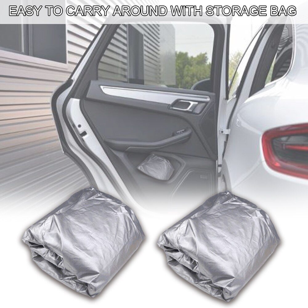 Universal Car Cover Full Cover Outdoor Indoor UV Protection Sunscreen Heat Protection Dustproof Scratch-Resistant Sedan M-XXL