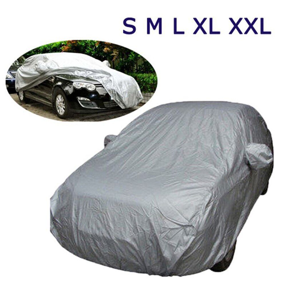 Universal Car Cover Full Cover Outdoor Indoor UV Protection Sunscreen Heat Protection Dustproof Scratch-Resistant Sedan M-XXL