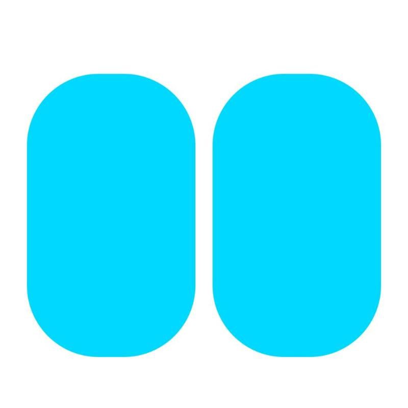 2/4pcs Car Rain Rearview Mirror Films Waterproof Anti-Fog Car Mirror Rain Cover Anti-rain Car Window Rain Protector Glass Film