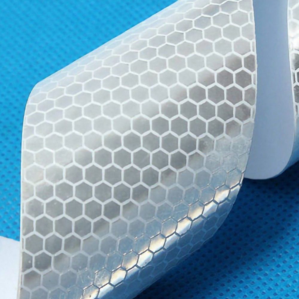 5cm*100cm Car Reflective Tape Safety Warning Car Decoration Sticker Reflector Protective Tape Strip Film Auto Motorcycle Sticker