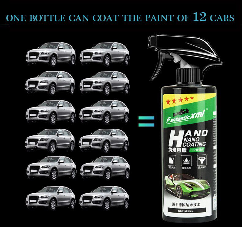 Spray Ceramic Car Top Coating Sealant Repellent Nano Glass Polishing Plated Crystal Liquid Hydrophobic Coating Waterproof Agent