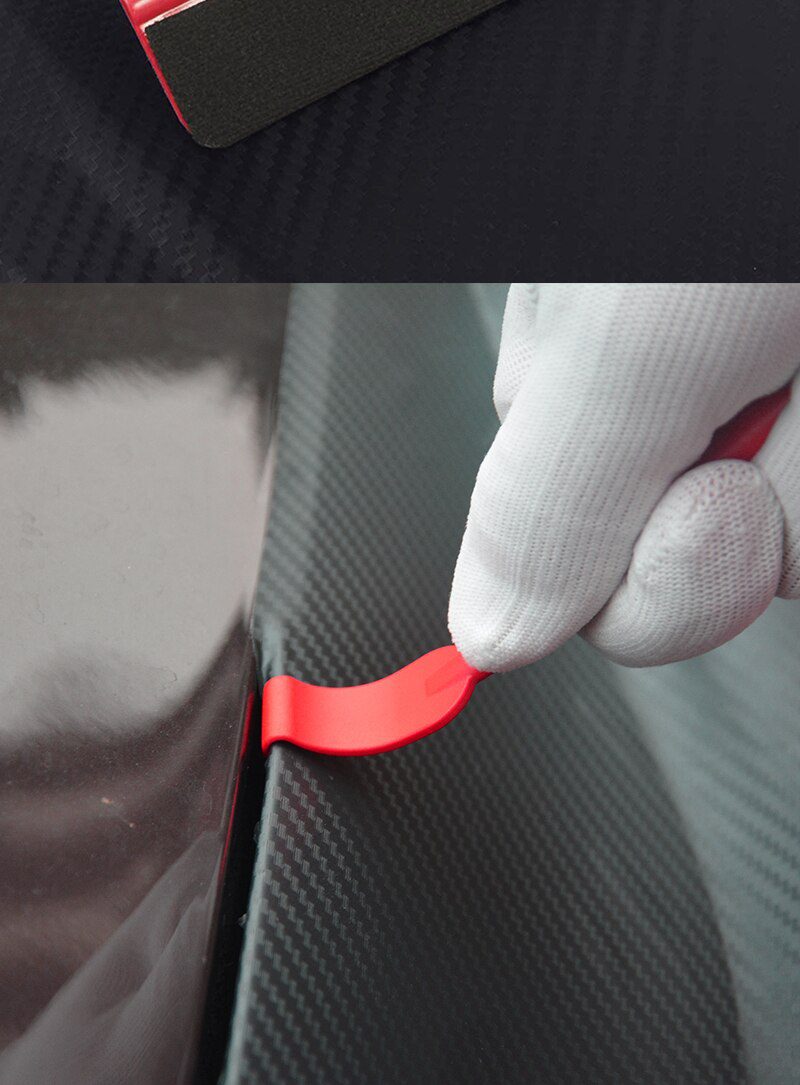 7/13pcs Car Vinyl Film Wrapping Tools Car Sticker Film Scraper Kit Auto Felt Squeegee Scraper Set Knife Decal Plaste Accessories