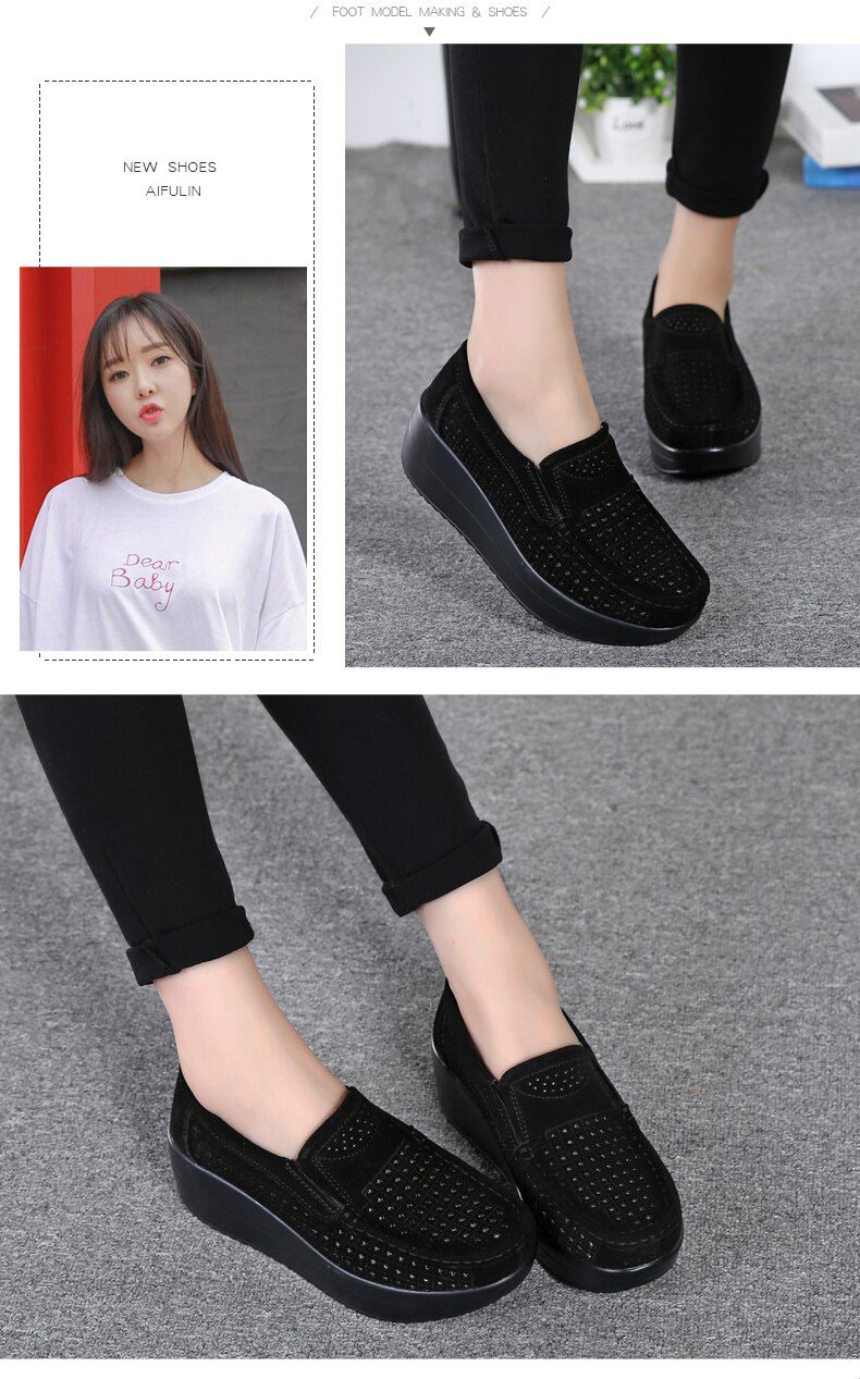 2020 Spring Women Shoes Platform Flats Sneakers Women Suede Leather Women Casual Shoes Slip On Flats Heels Creepers Moccasins 2020 Spring Women Shoes Platform Flats Sneakers Women Suede Leather Women Casual Shoes Slip On Flats Heels Creepers Moccasins