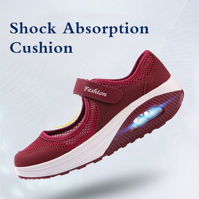 STS 2021 Summer Fashion Women Flat Platform Shoes Woman Breathable Mesh Casual Shoes Moccasin Zapatos Mujer Ladies Boat Shoes