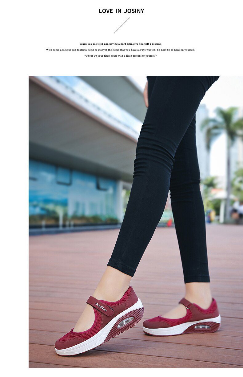 STS 2021 Summer Fashion Women Flat Platform Shoes Woman Breathable Mesh Casual Shoes Moccasin Zapatos Mujer Ladies Boat Shoes