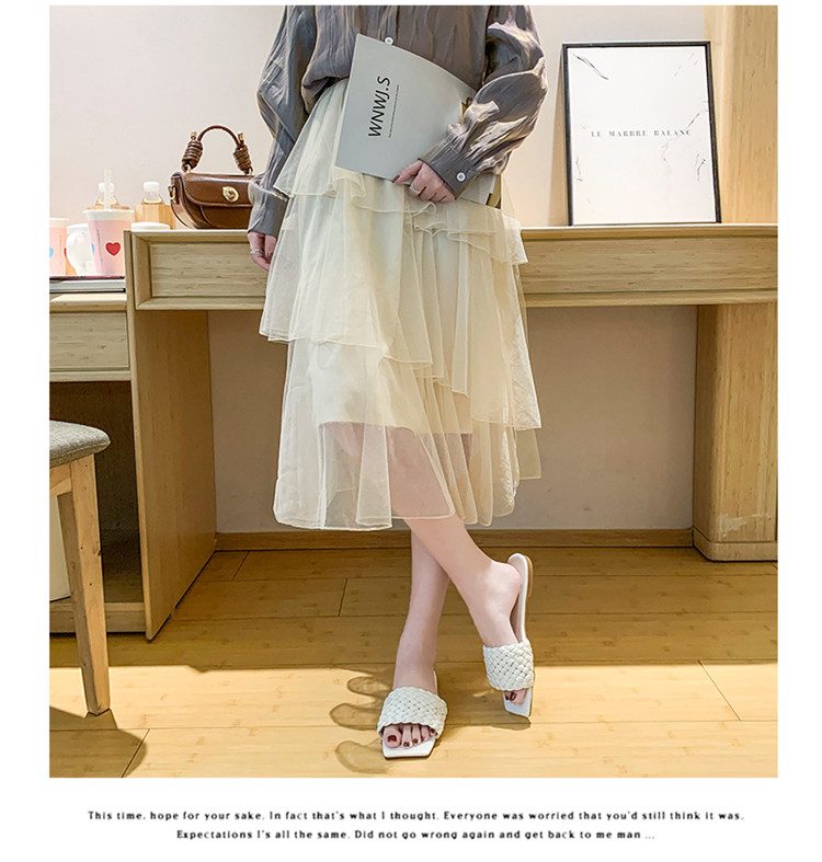 Women Temperament Slippers Braided Design Charm Open-toe Set Foot 2021 Vacation Beach Flat Sandals Casual Flip Flops Women Shoes