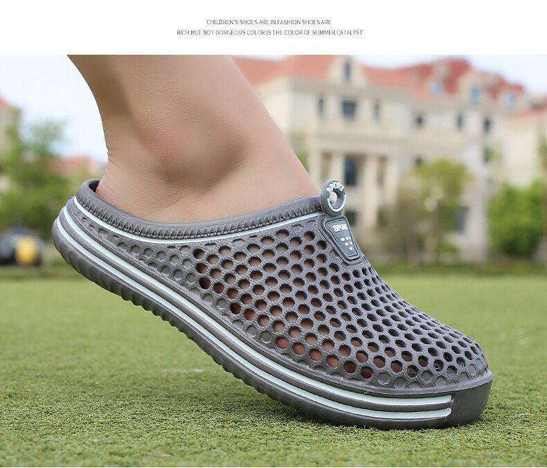 POLALI womens sandals 2020 Summer Sandals Fashion Hollow Out Breathable Beach Slippers Flip Flops EVA Massage Slippers Sandals