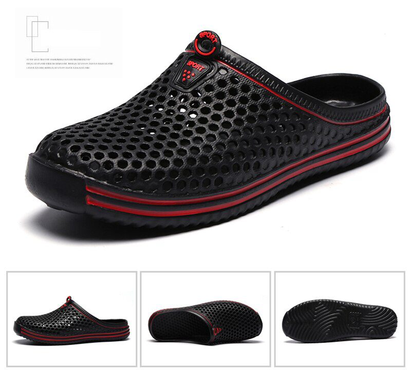 POLALI womens sandals 2020 Summer Sandals Fashion Hollow Out Breathable Beach Slippers Flip Flops EVA Massage Slippers Sandals