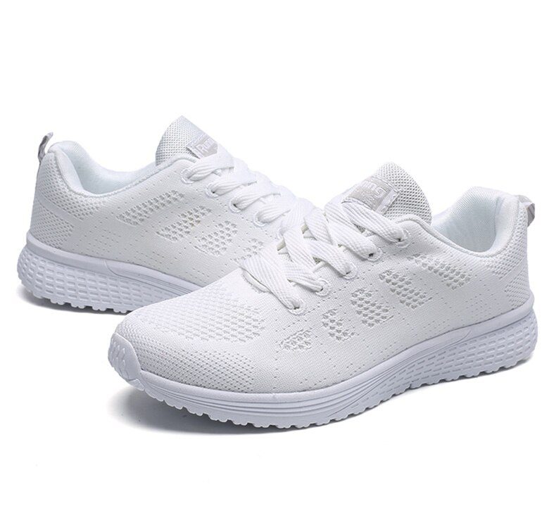 Sports Shoes Women Breathable Sneakers Women White Shoes For Basket Femme Ultralight Woman Vulcanize Shoes Couple Casual Sneaker