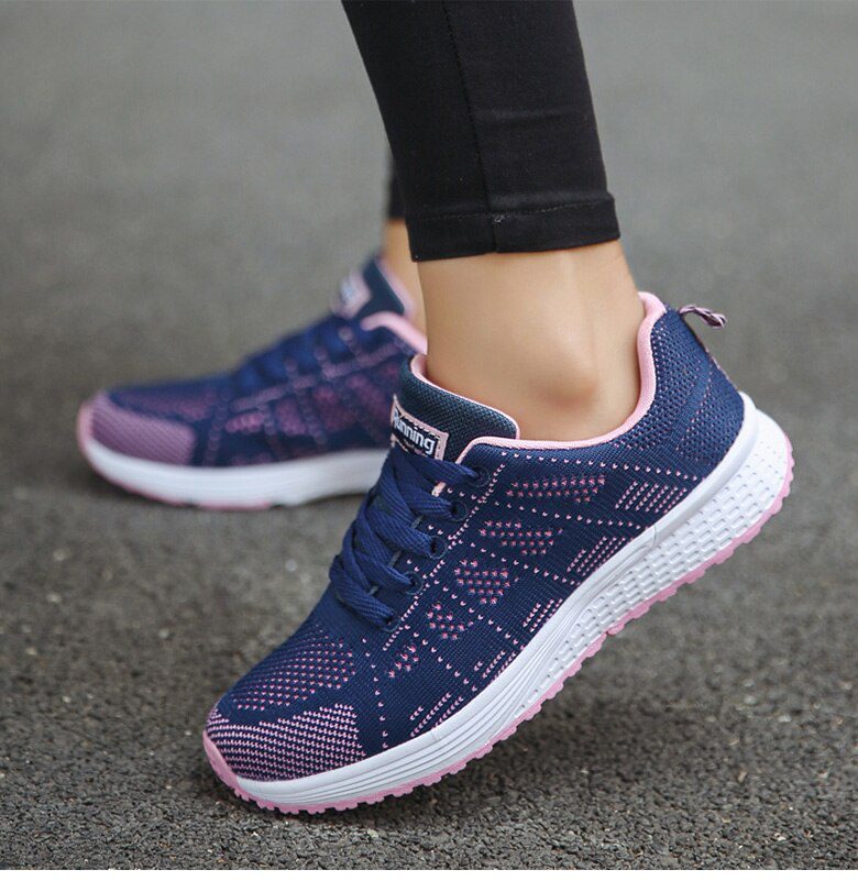 Sports Shoes Women Breathable Sneakers Women White Shoes For Basket Femme Ultralight Woman Vulcanize Shoes Couple Casual Sneaker