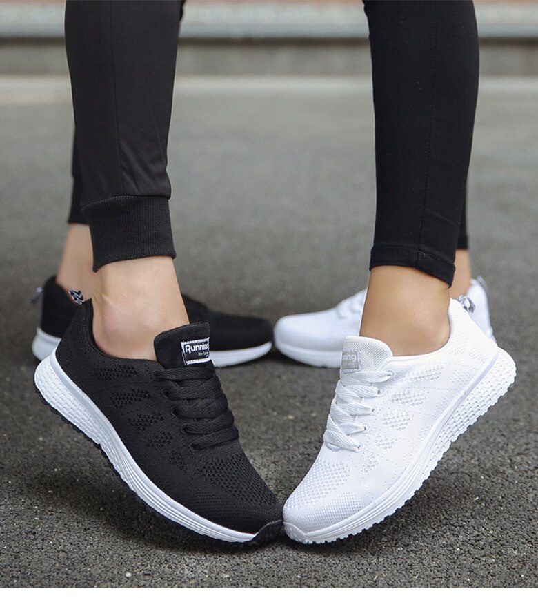 Sports Shoes Women Breathable Sneakers Women White Shoes For Basket Femme Ultralight Woman Vulcanize Shoes Couple Casual Sneaker