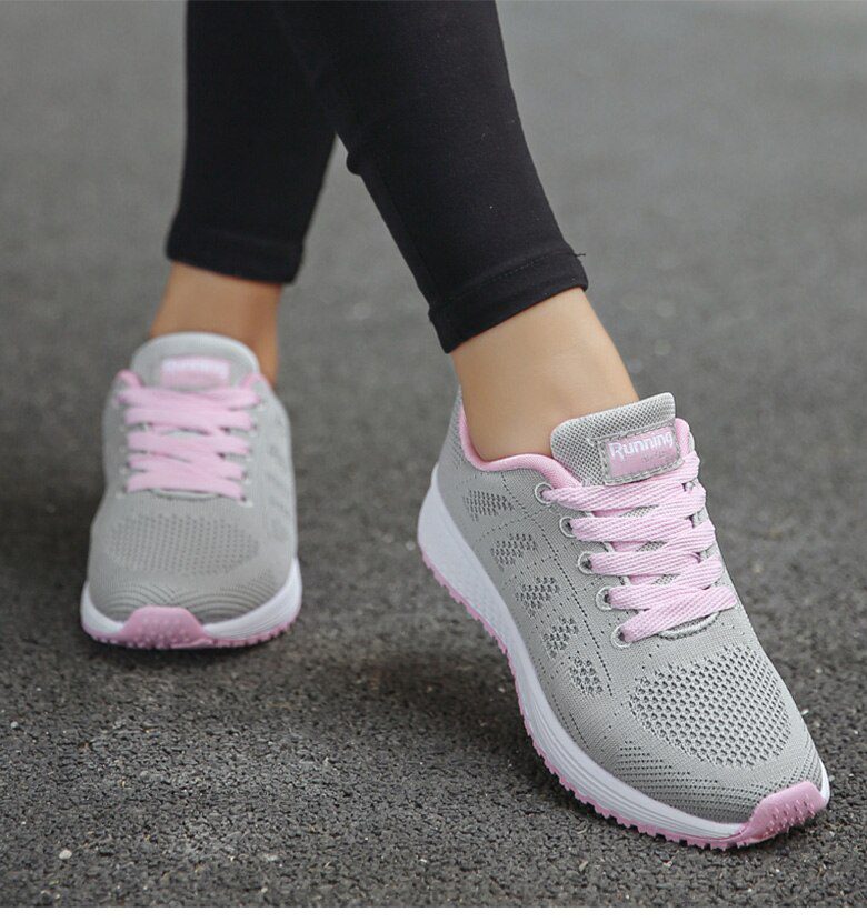 Sports Shoes Women Breathable Sneakers Women White Shoes For Basket Femme Ultralight Woman Vulcanize Shoes Couple Casual Sneaker