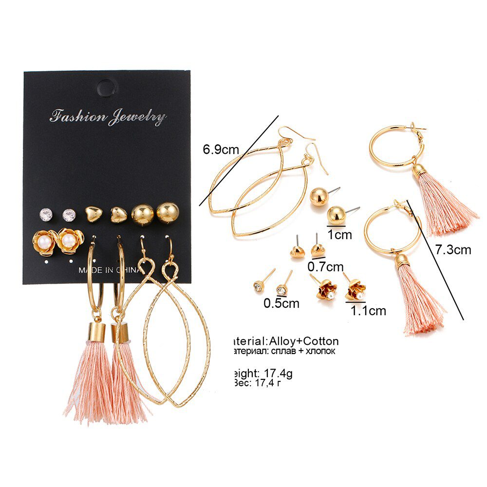 FNIO Women's Earrings Set Pearl Earrings For Women Bohemian Fashion Jewelry 2020 Geometric Crystal Heart Stud Earrings FNIO Women's Earrings Set Pearl Earrings For Women Bohemian Fashion Jewelry 2020 Geometric Crystal Heart Stud Earrings