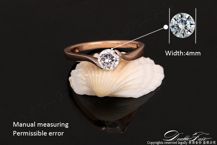 Austrian Cubic Zirconia Engagement/Wedding Finger Rings For Women Rose Gold Color Fashion Brand Jewelry For Women DWR239 Austrian Cubic Zirconia Engagement/Wedding Finger Rings For Women Rose Gold Color Fashion Brand Jewelry For Women DWR239