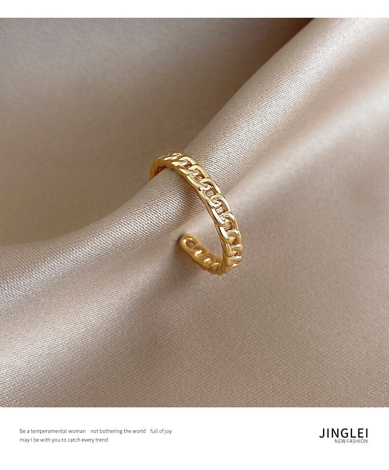 2020 New Gothic Style Three Piece Opening Rings For Woman Fashion Korean Jewelry European and American Wedding Party Sexy Ring