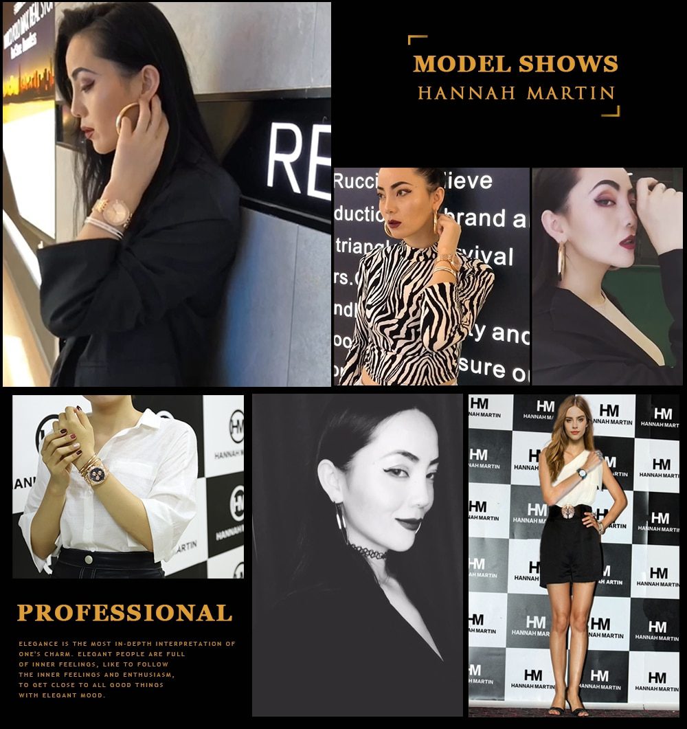 Women Watch 1 set Bracelet Japan Quartz Movement Simple Waterproof Rose Gold Stainless Steel Mesh Ladies watch relogio feminino