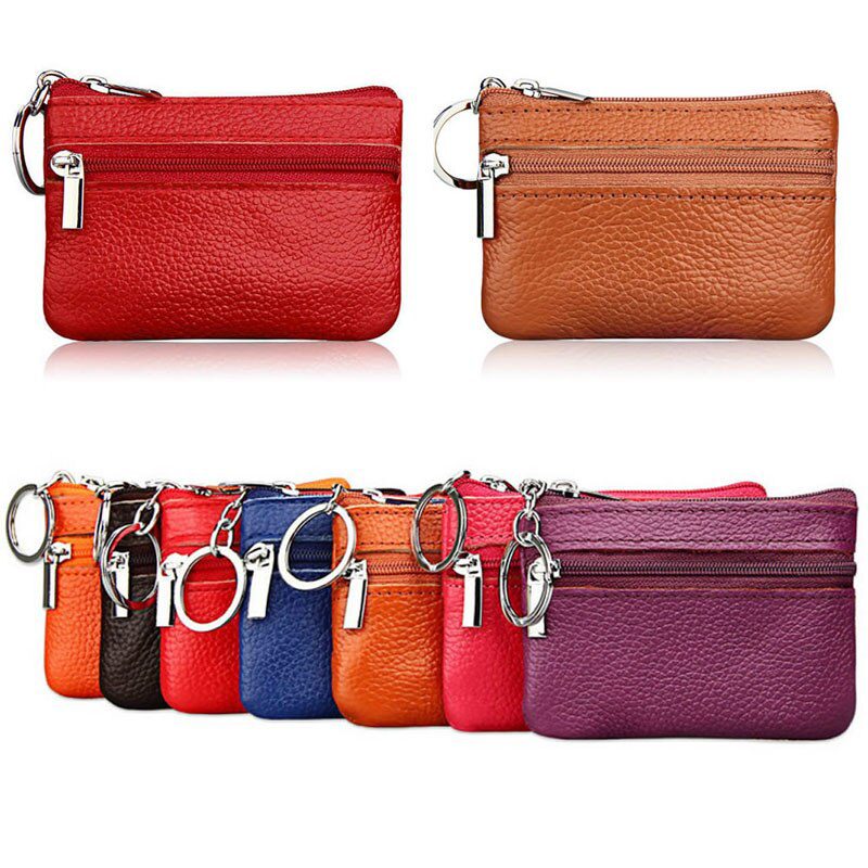 Fashion Leather Women Wallet Clutch One/Two Zip Female Short Small Coin Purse Brand New Design Soft Mini Card Cash Holder