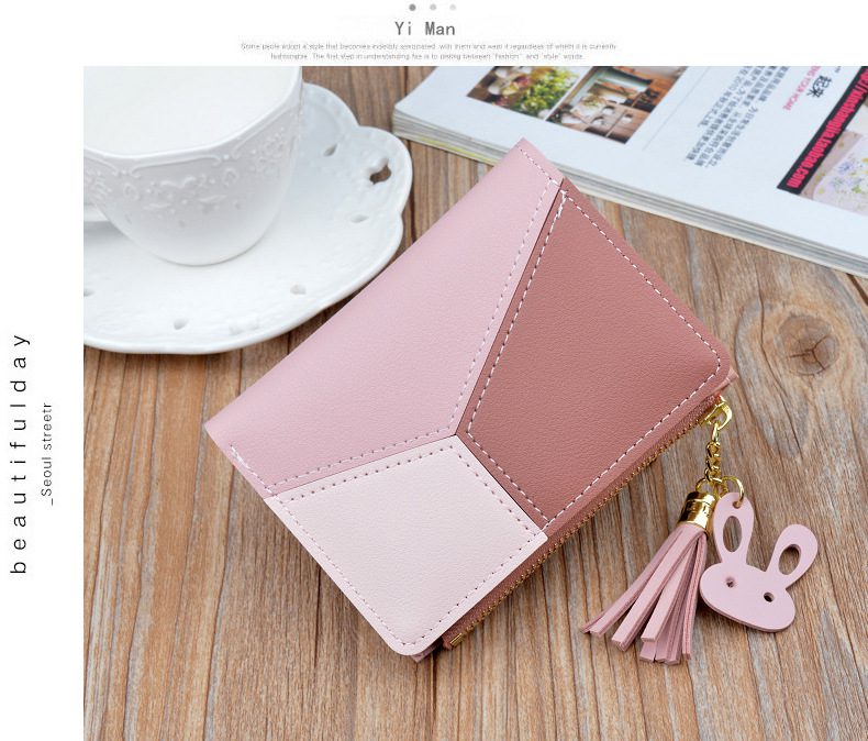 New Arrival Wallet Short Women Wallets Zipper Purse Patchwork Fashion Panelled Wallets Trendy Coin Purse Card Holder Leather New Arrival Wallet Short Women Wallets Zipper Purse Patchwork Fashion Panelled Wallets Trendy Coin Purse Card Holder Leather