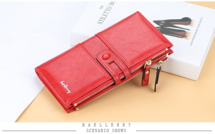 2020 Name Engrave Women Wallets Fashion Long Leather Top Quality Card Holder Classic Female Purse Zipper Brand Wallet For Women