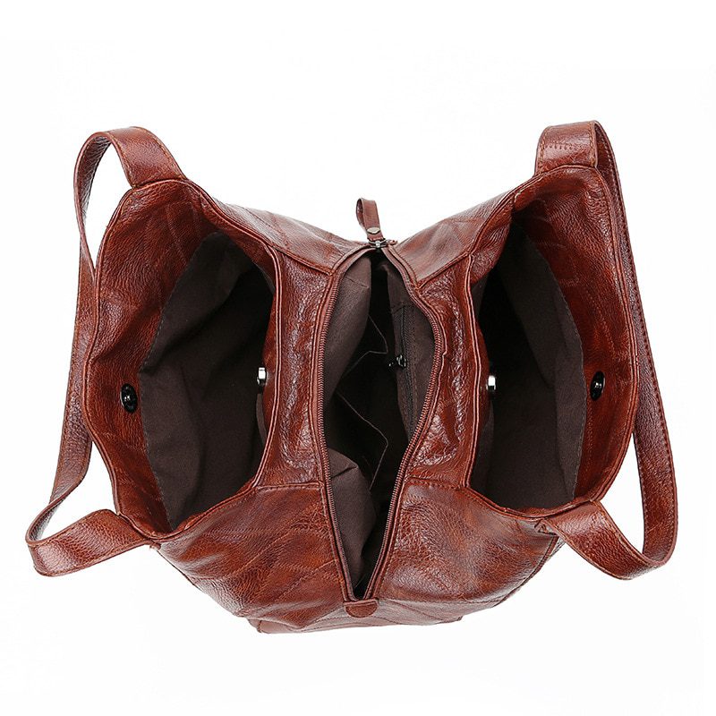 Yogodlns Vintage Women Hand Bag Designers Luxury Handbags Women Shoulder Bags Female Top-handle Bags Fashion Brand Handbags