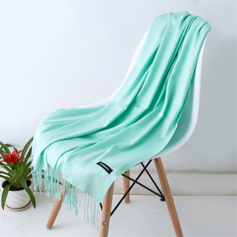 2020 fashion summer women scarf thin shawls and wraps lady solid female hijab stoles long cashmere pashmina foulard head scarves