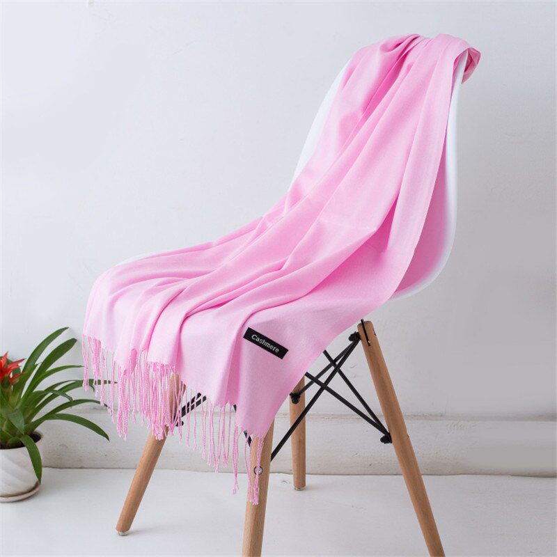 2020 fashion summer women scarf thin shawls and wraps lady solid female hijab stoles long cashmere pashmina foulard head scarves