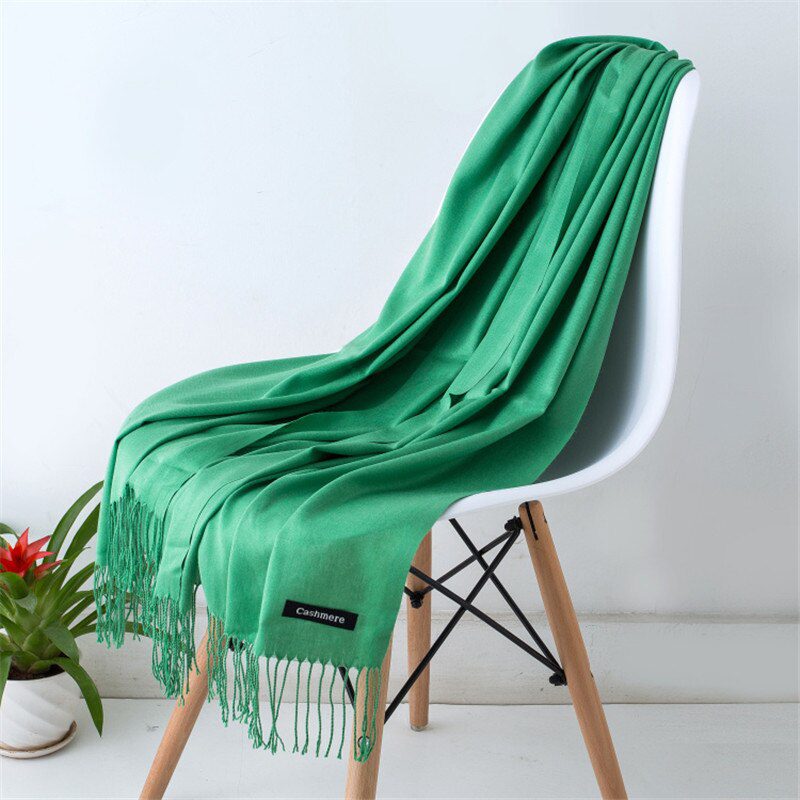 2020 fashion summer women scarf thin shawls and wraps lady solid female hijab stoles long cashmere pashmina foulard head scarves