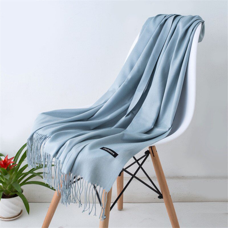 2020 fashion summer women scarf thin shawls and wraps lady solid female hijab stoles long cashmere pashmina foulard head scarves