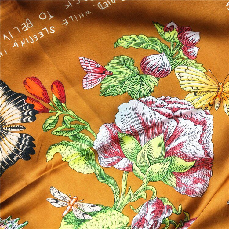 2020 Luxury Brand Women Scarf Autumn Silk Scarves Shawls Lady Wraps Soft Pashimina Foulard Female Echarpe Designer Stole Bandana