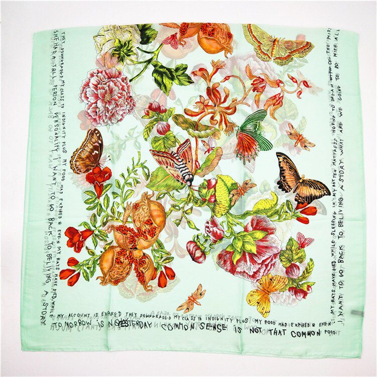 2020 Luxury Brand Women Scarf Autumn Silk Scarves Shawls Lady Wraps Soft Pashimina Foulard Female Echarpe Designer Stole Bandana