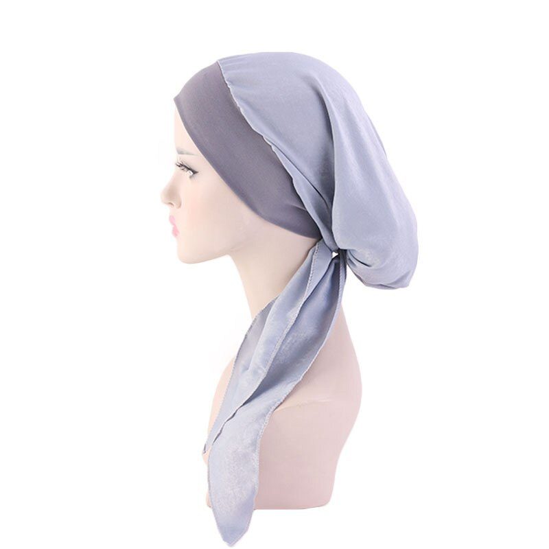 2020 fashion printed flowers women inner hijabs cap muslim head scarf turban bonnet ready to wear ladies wrap under hijab caps