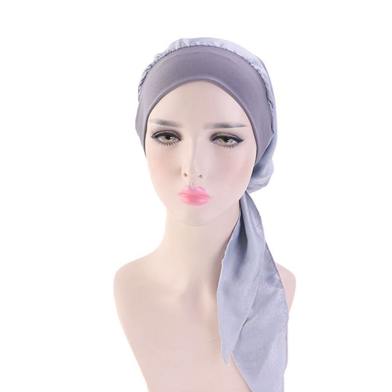 2020 fashion printed flowers women inner hijabs cap muslim head scarf turban bonnet ready to wear ladies wrap under hijab caps