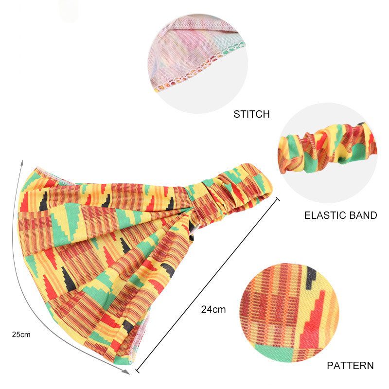 New Style African Printed Stretch Cotton Headband, Women's Sports Elastic Turban Scarf, Ladies Bandage Headgear Hair Accessories New Style African Printed Stretch Cotton Headband, Women's Sports Elastic Turban Scarf, Ladies Bandage Headgear Hair Accessories