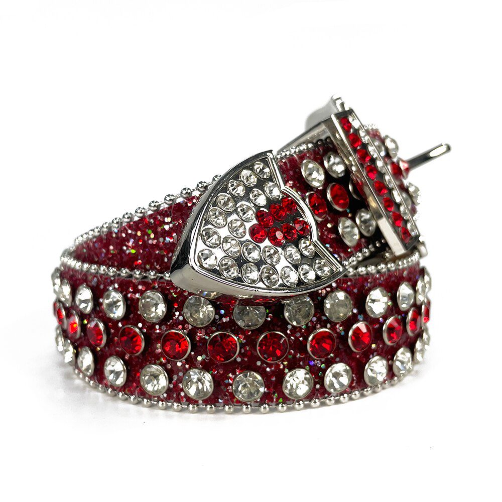 Western Cowgirl Cowboy Bling Bling Rhinestones Belt Quality Studded Belt For Women Men Fashion Cinto De Strass Ceinture Femme