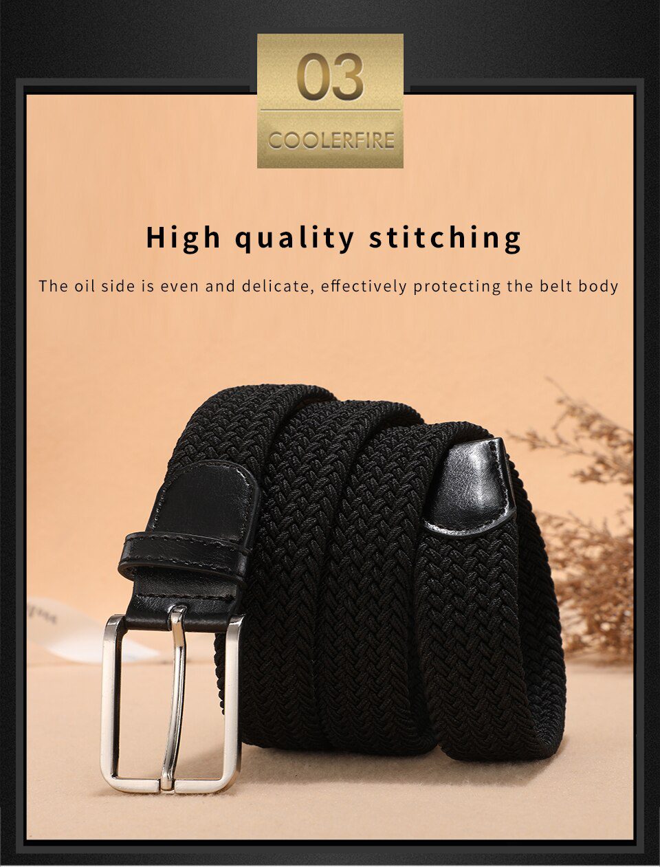 Men Women Casual Knitted Belt Woven Canvas Elastic Expandable Braided Stretch Belts Plain Webbing strap