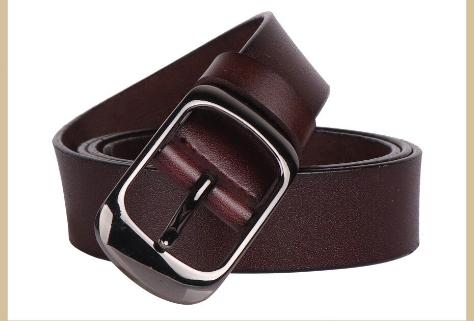 Women's strap casual all-match Women brief genuine leather belt women strap pure color belts Top quality jeans belt WH001