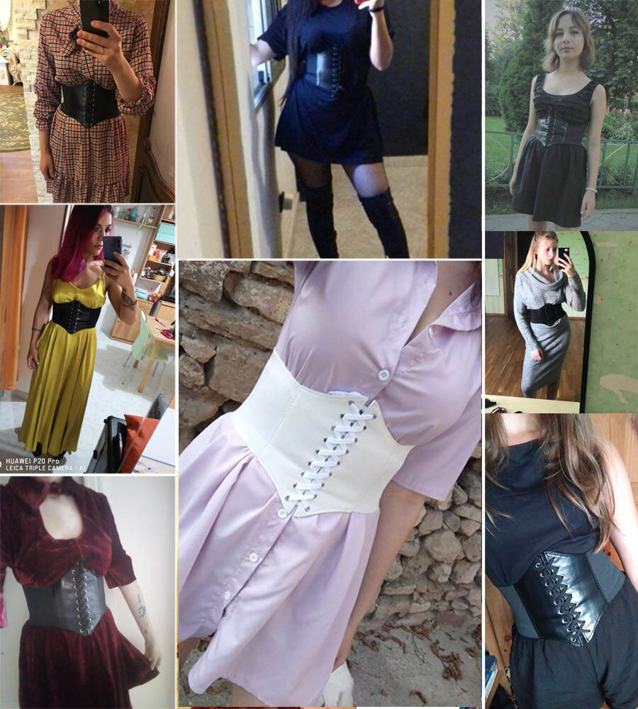 2021 Corset Wide Belts Pu Leather Slimming Body Belts for women Elastic Waist Belts cinto sobretudo feminin ceinture femme fajas