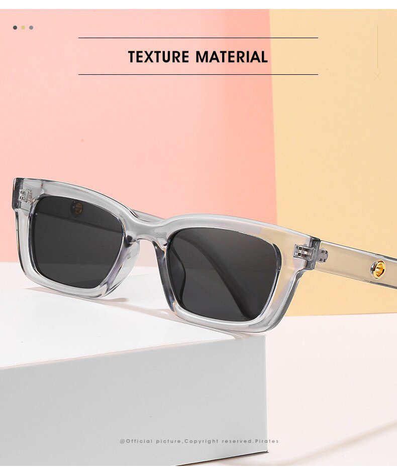 2021 New Women Rectangle Vintage Sunglasses Brand Designer Retro Points Sun Glasses Female Lady Eyeglass Cat Eye Driver Goggles