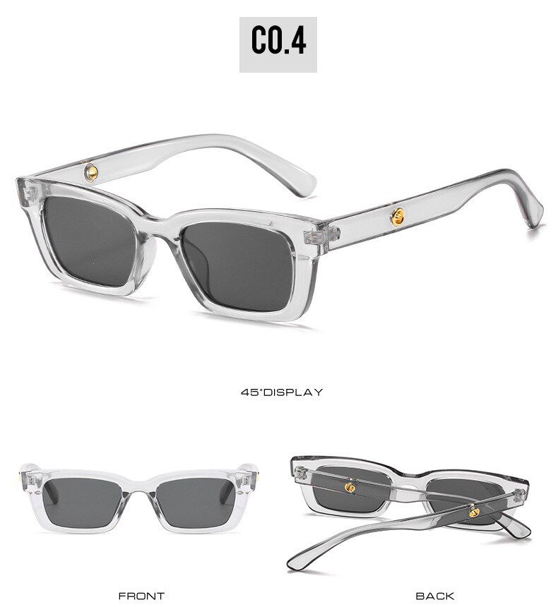 2021 New Women Rectangle Vintage Sunglasses Brand Designer Retro Points Sun Glasses Female Lady Eyeglass Cat Eye Driver Goggles