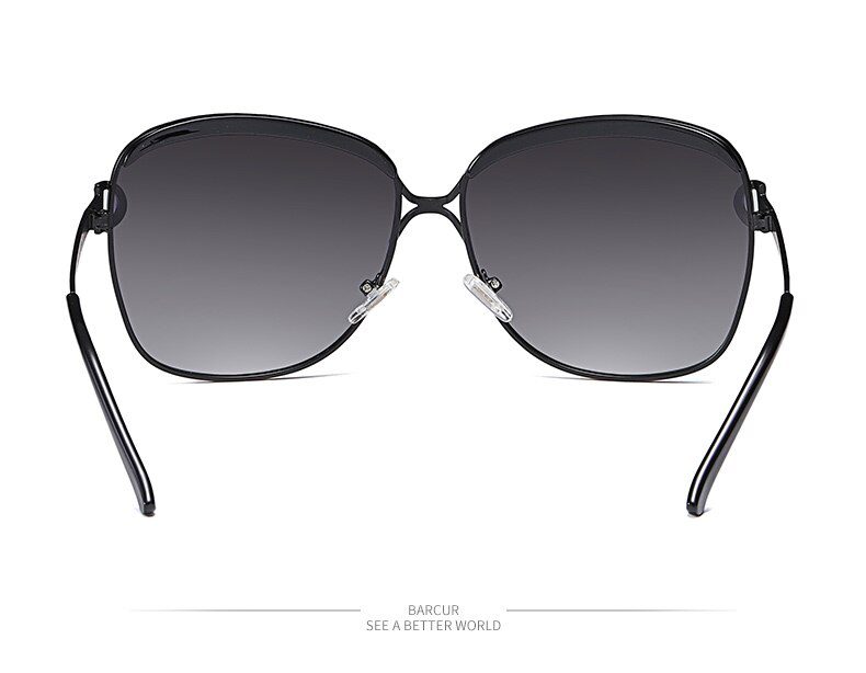 BARCUR Polarized Ladies Sunglasses Women Gradient Lens Round Sun Glasses Square Luxury Brand Oculos Lunette De Soleil Femme BARCUR Polarized Ladies Sunglasses Women Gradient Lens Round Sun Glasses Square Luxury Brand Oculos Lunette De Soleil Femme