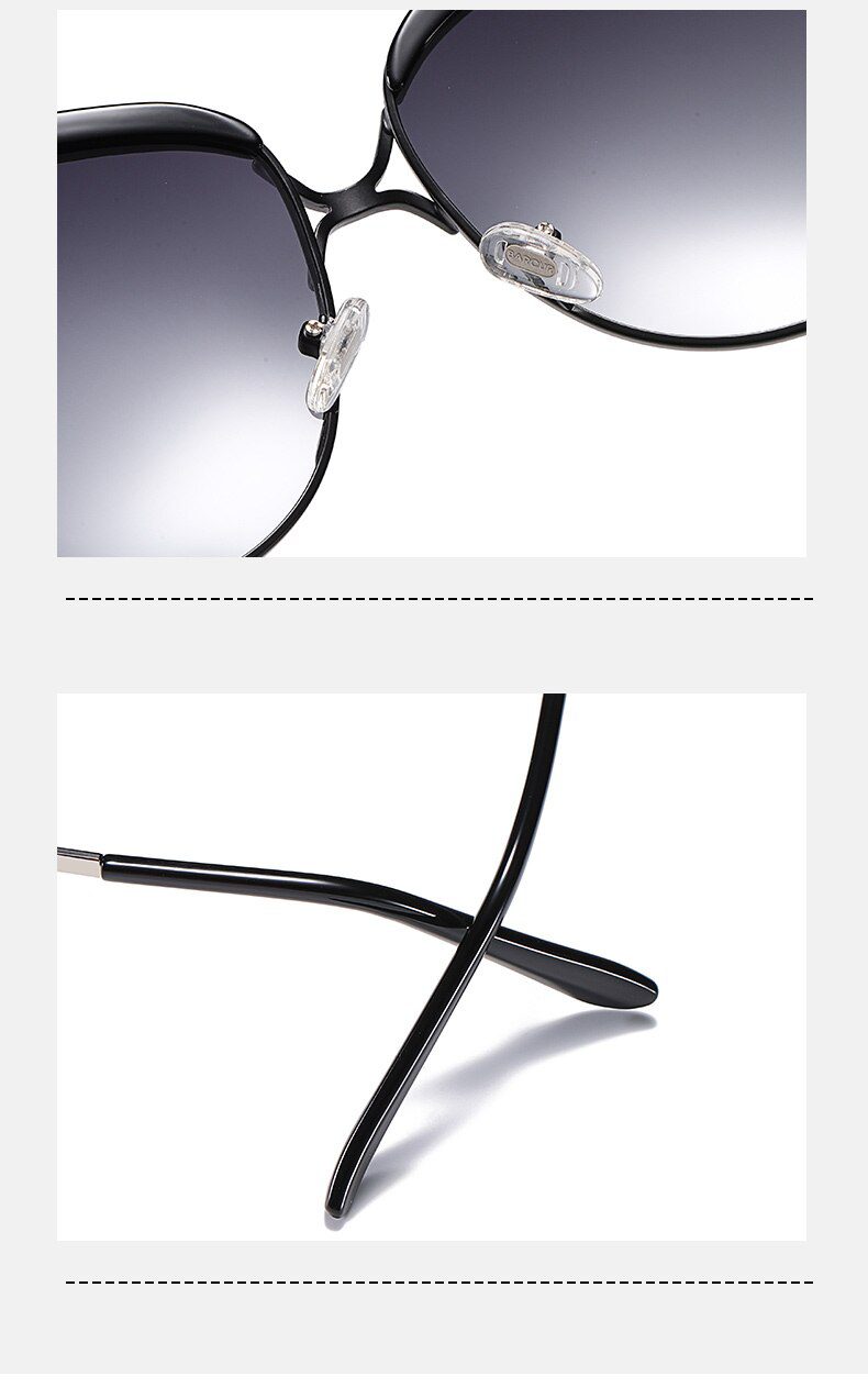 BARCUR Polarized Ladies Sunglasses Women Gradient Lens Round Sun Glasses Square Luxury Brand Oculos Lunette De Soleil Femme BARCUR Polarized Ladies Sunglasses Women Gradient Lens Round Sun Glasses Square Luxury Brand Oculos Lunette De Soleil Femme