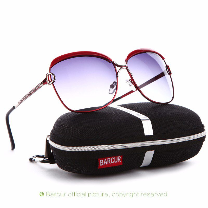 BARCUR Polarized Ladies Sunglasses Women Gradient Lens Round Sun Glasses Square Luxury Brand Oculos Lunette De Soleil Femme BARCUR Polarized Ladies Sunglasses Women Gradient Lens Round Sun Glasses Square Luxury Brand Oculos Lunette De Soleil Femme