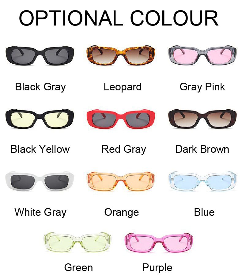 Vintage Black Square Sunglasses Women Luxury Brand Small Rectangle Sun Glasses Female Gradient Clear Mirror Oculos De Sol Vintage Black Square Sunglasses Women Luxury Brand Small Rectangle Sun Glasses Female Gradient Clear Mirror Oculos De Sol