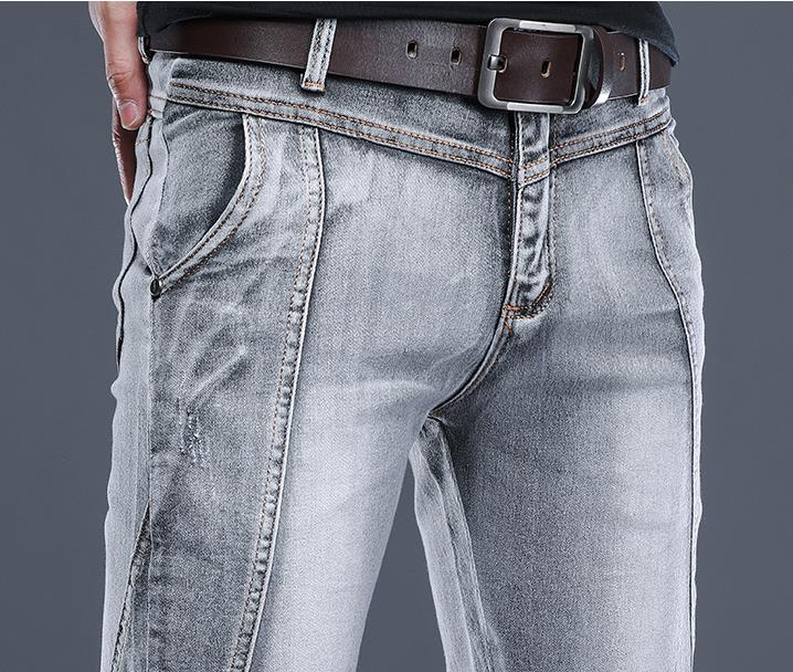 Batmo 2021 new arrival high quality casual slim elastic black jeans men ,men's pencil pants ,skinny jeans men 2108