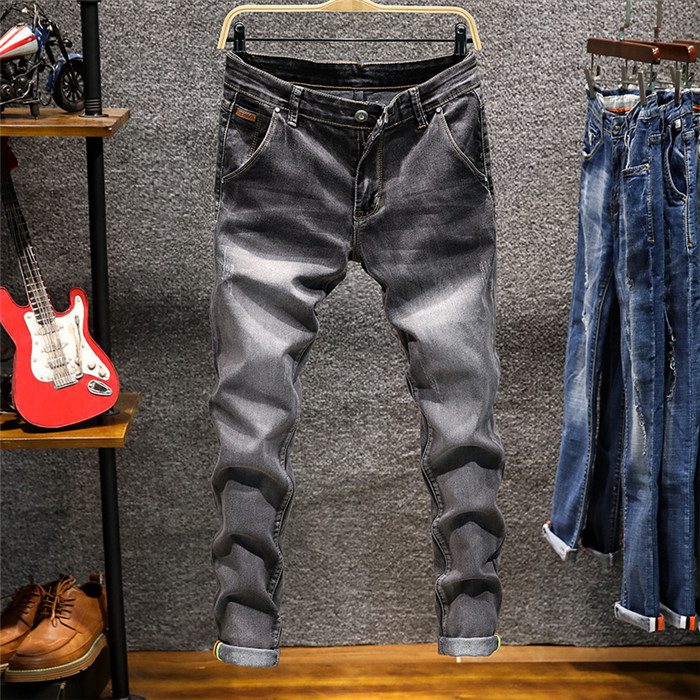 Skinny Jeans Men Zipper Fly Slim Fit Denim Joggers Stretch Male Jean Pencil Pants Blue Men's Jeans Fashion Casual Hombre,809 Skinny Jeans Men Zipper Fly Slim Fit Denim Joggers Stretch Male Jean Pencil Pants Blue Men's Jeans Fashion Casual Hombre,809