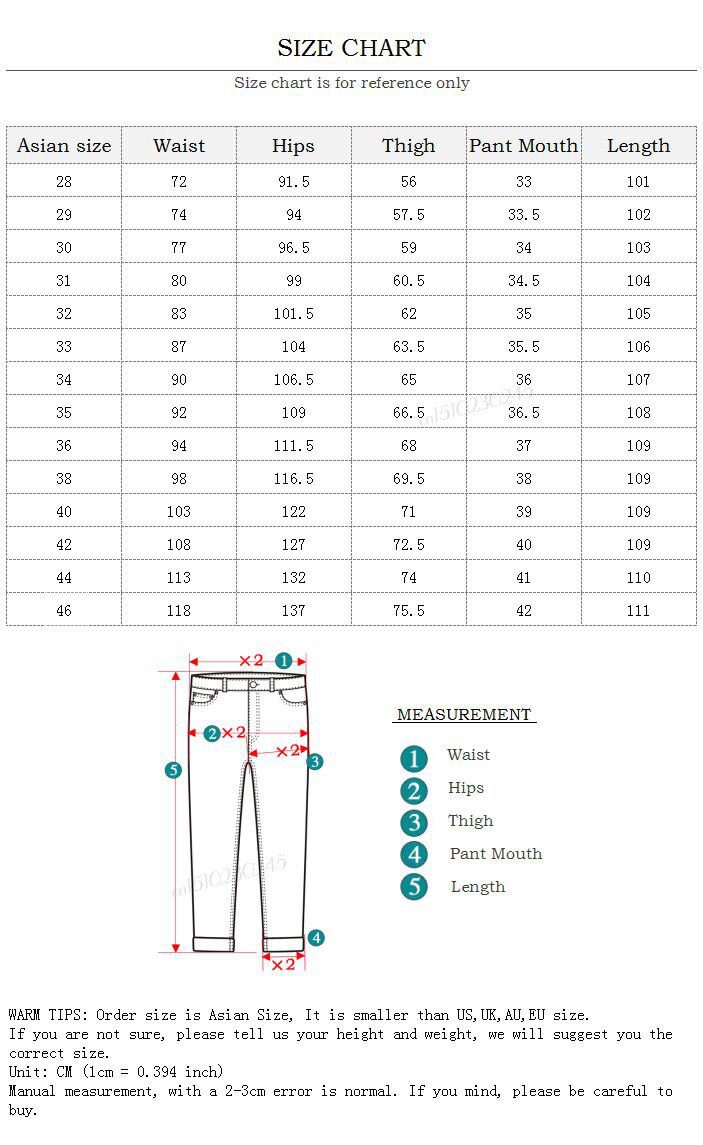 Men's Classic Black Jeans Elastic Slim Fit Denim Jean Trousers Male Plus Size 40 42 44 46 Business Casual Pants Brand