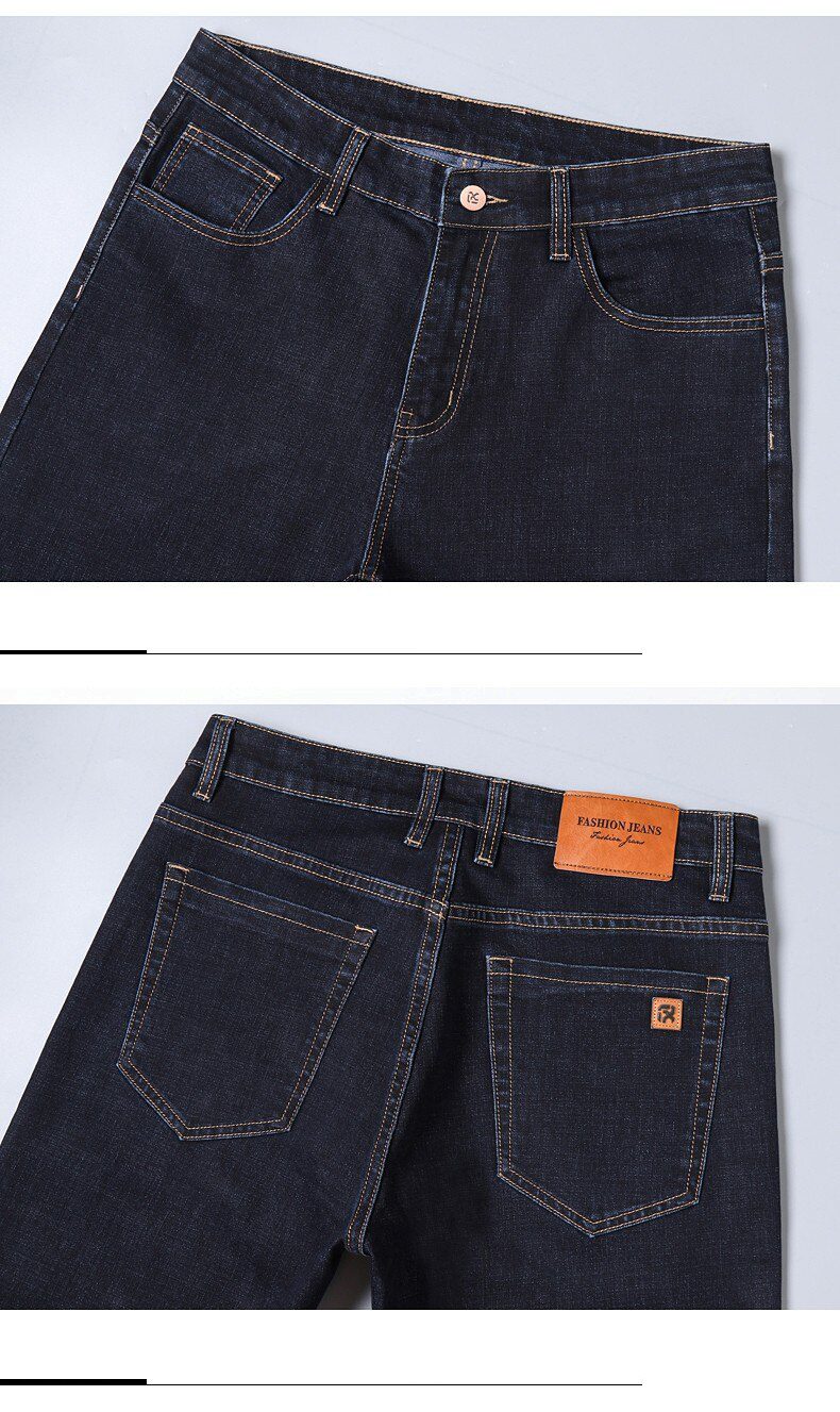 SULEE Brand 2021 New Men's Slim Elastic Jeans Fashion Business Classic Style Jeans Denim Pants Trousers Male SULEE Brand 2021 New Men's Slim Elastic Jeans Fashion Business Classic Style Jeans Denim Pants Trousers Male