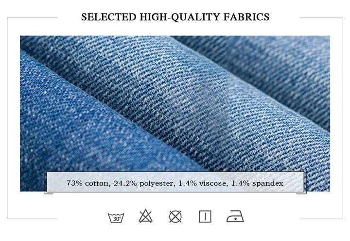 Brother Wang Classic Style Men Brand Jeans Business Casual Stretch Slim Denim Pants Light Blue Black Trousers Male